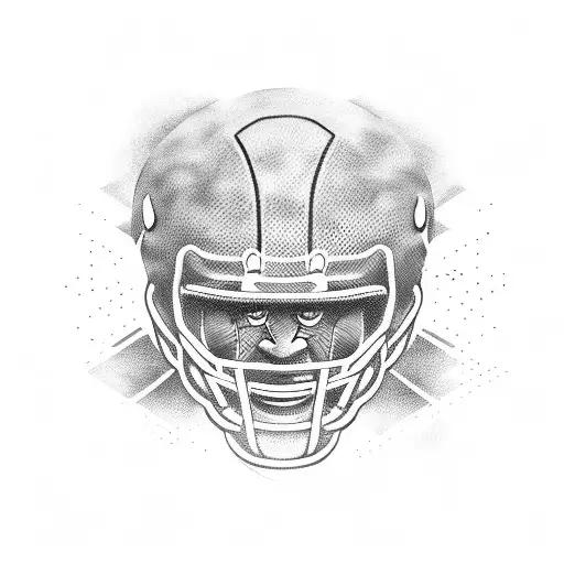 Football Player Scoring A Goal With A Futuristic Twist