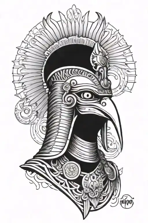Evil Horus Portrait Looking