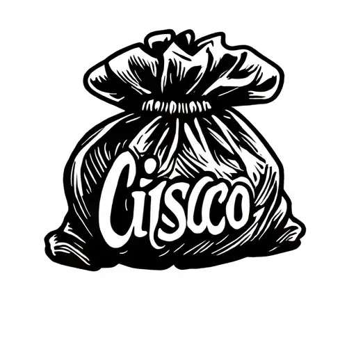 Money Bags With English Lettering Cisco