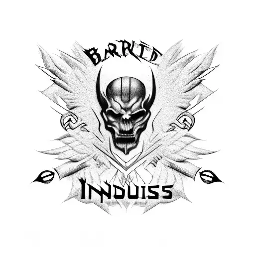 Barbed Wire Around Indomitus Word