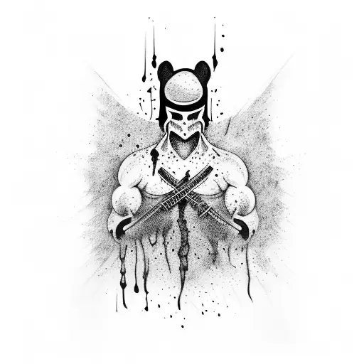 Katana Dripping Blood