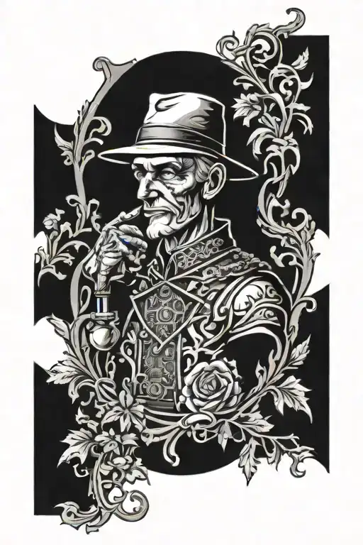 Old German In Gothic Style