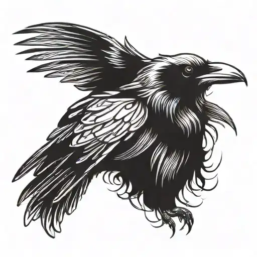 Raven Head Side View