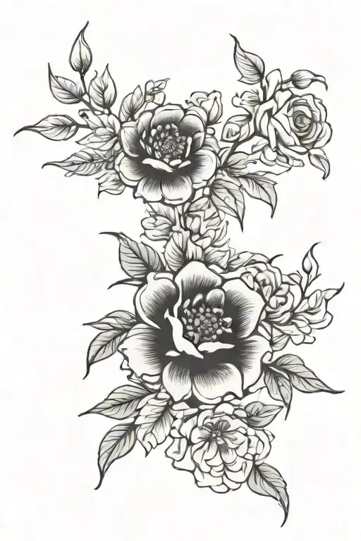 Floral Flowers Surrounding