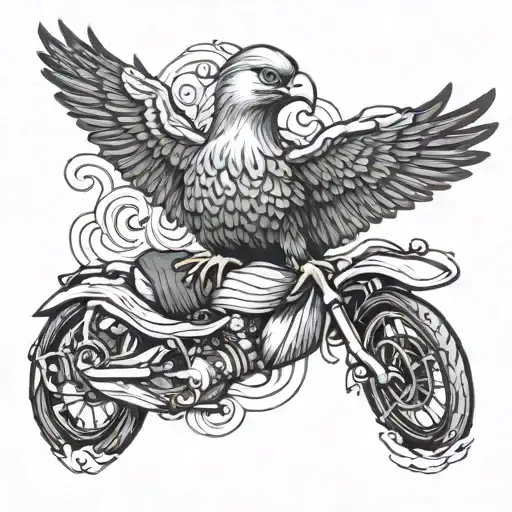 Rubber Duck Riding A Eagle