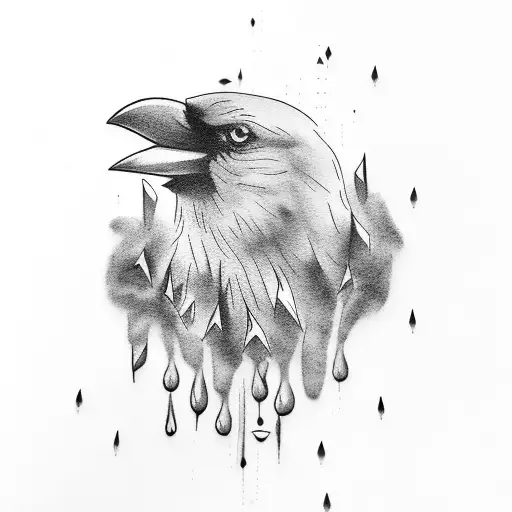 Crow Rain Cry Pain