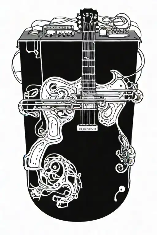 Vacuum Tube And Electric Guitar