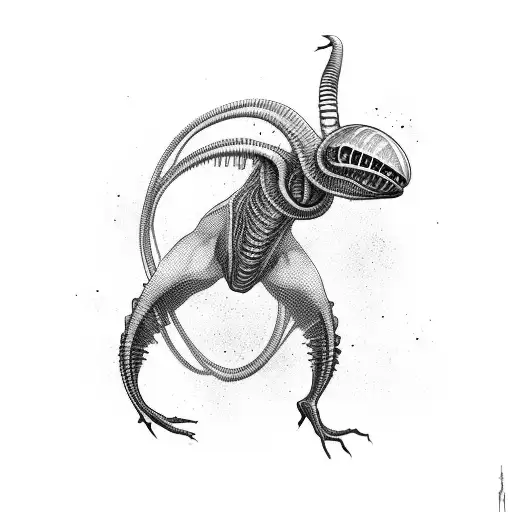 Alien Dancer Scientist