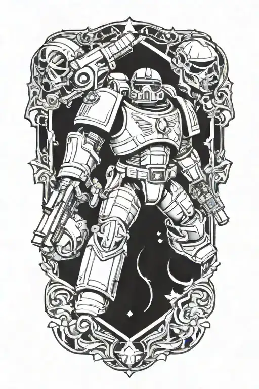Space Marine Warhammer 40K Universe