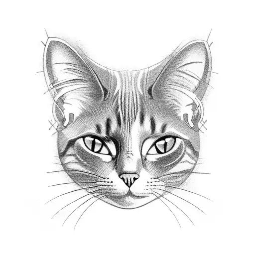 A Cat-shaped Gadget With Wheels And Various Car Parts Integrated Into Its Design