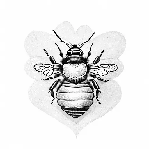Bee With Heart