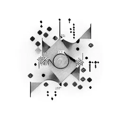 An Abstract Design Inspired By The Rhythm And Beats Of Music