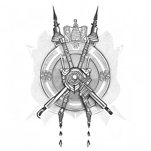 Military Artillery In Action