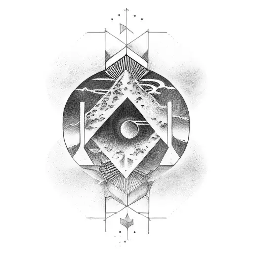 Combine Elements Of Space And Greek Gods In A Celestial Sleeve