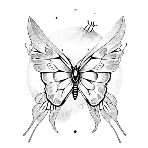 Moon With Butterfly Wings