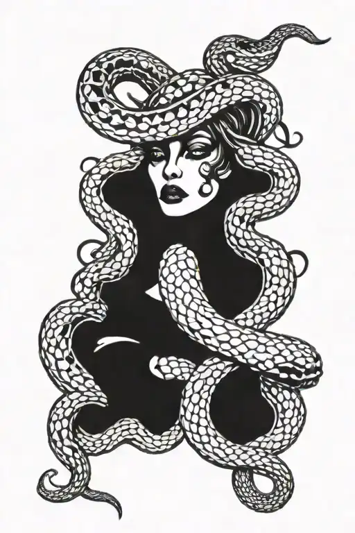 Snakes And Medusa