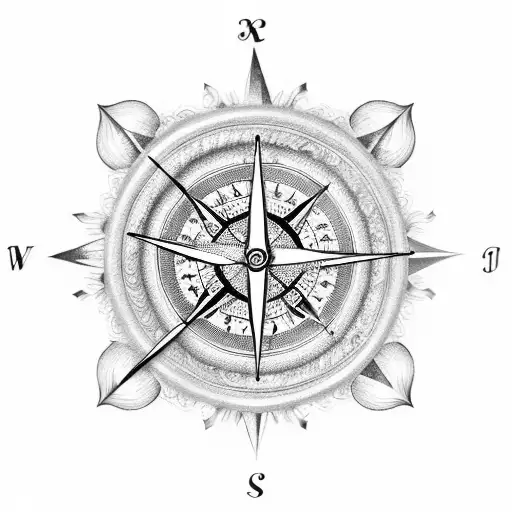 Mermaid Compass Clock