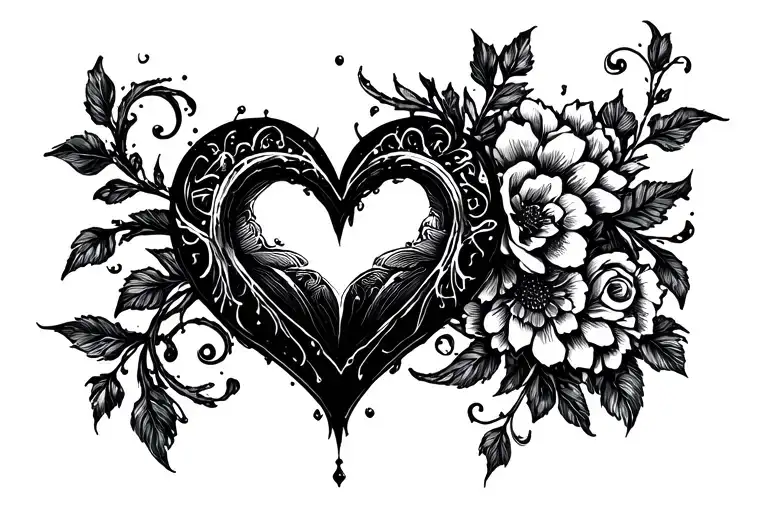 Heart Gothic Style
