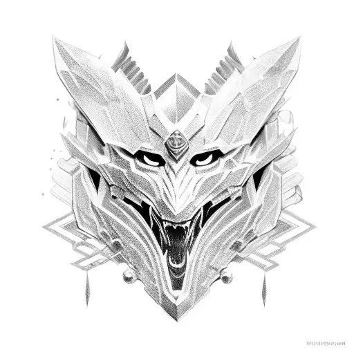 Pretty Girl Wearing Armor Portrait