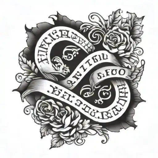 Family And A Motivational Phrase Quote