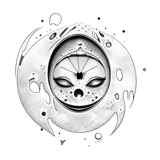 Moon Crying Blood Tears