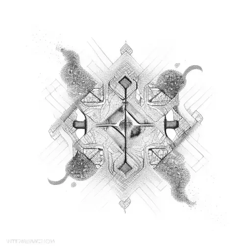 Welding Sparks Forming A Beautiful Pattern