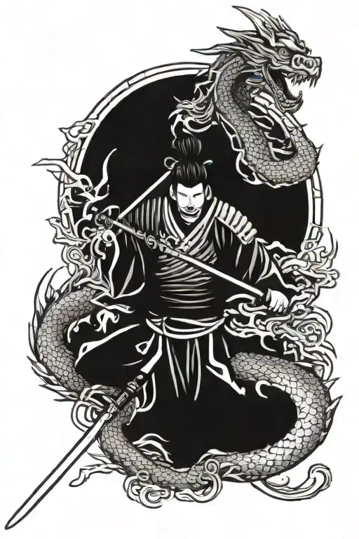 Samurai W Dragon