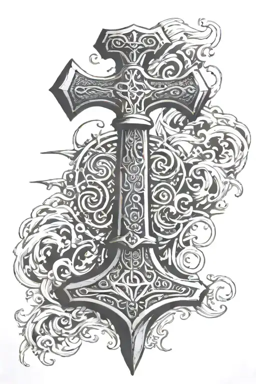 Coverup Norse Mjolnir Hammer