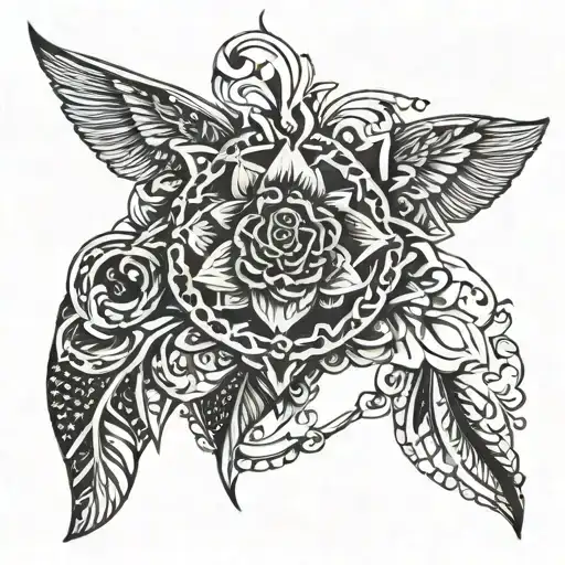 Tattoo For Ring Finger Tattoo Design Combining Elements