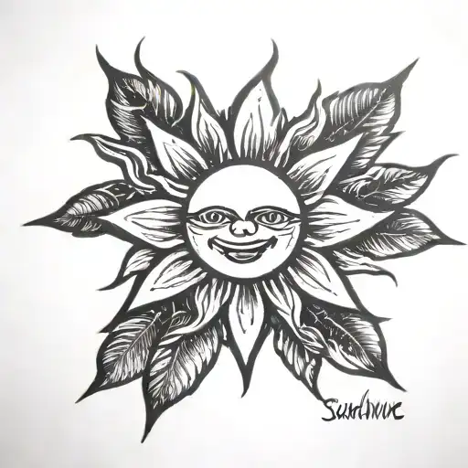 Sunshine Word With Sun