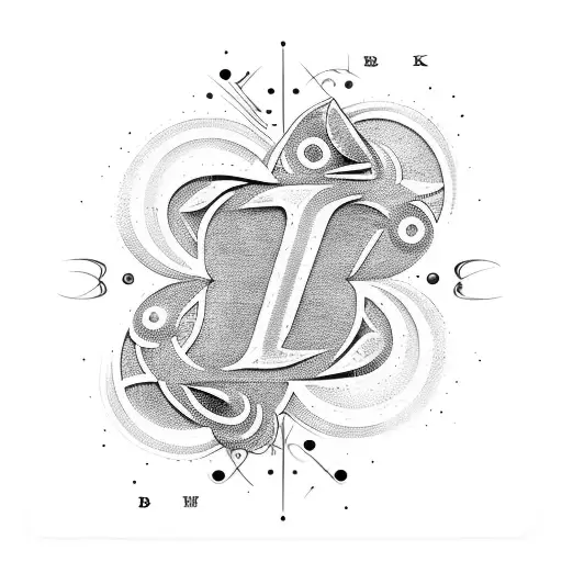 Abstract Design Incorporating The Initials 'B' For The Blakes