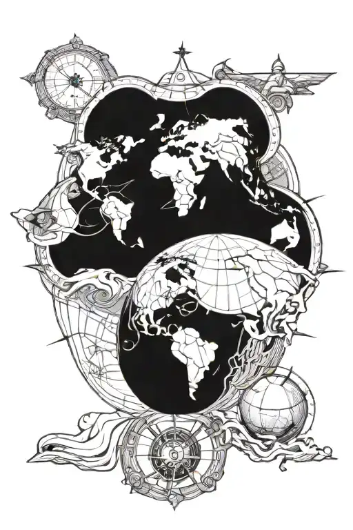 Atlas Leaning On The World