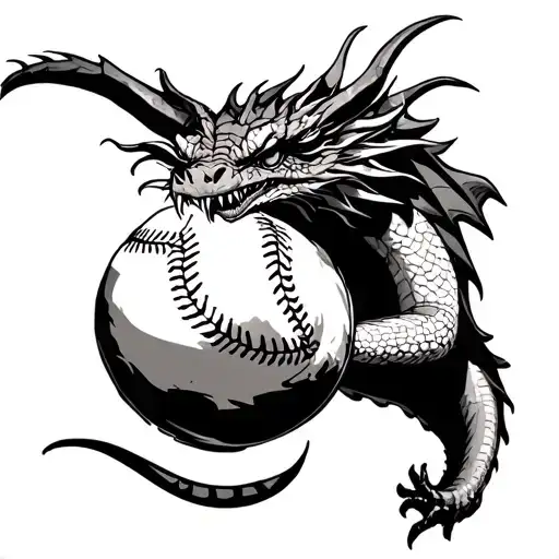 A Dragon And A Baseball