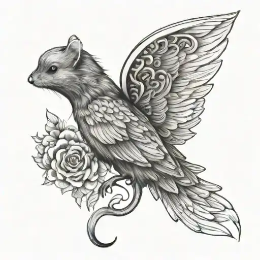 Mouse With Angel Wings