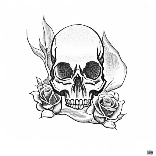 Skull And Roses