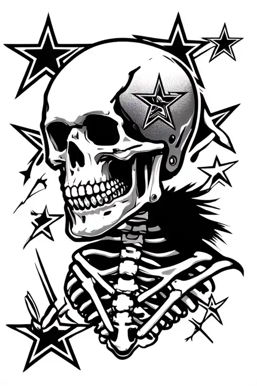Dallas Cowboys Skeleton