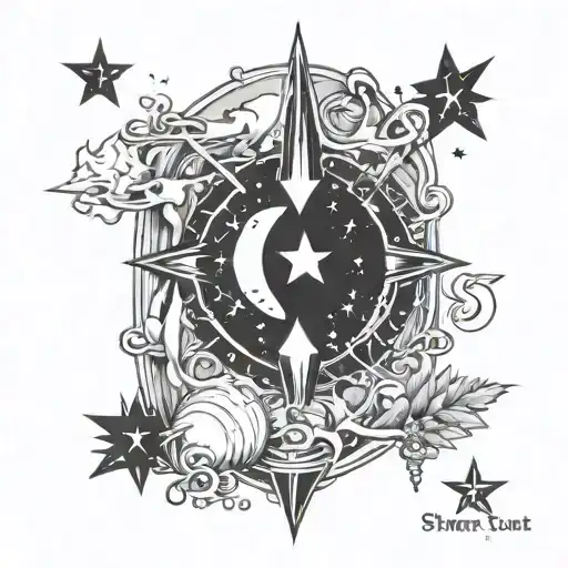 Star Tarot Card Inspired Scene