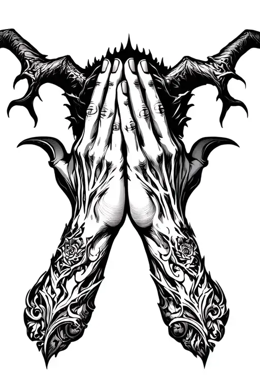 Demon Praying Hands