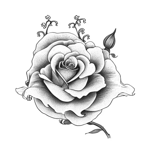 Lily Of The Valley 4 Rose And Marigold