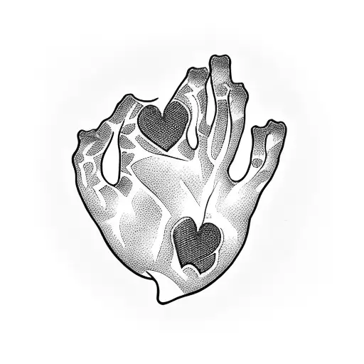 Cat Paw With London And Heart