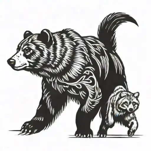 Wv With Bear And Coon Running From Hounds Howling