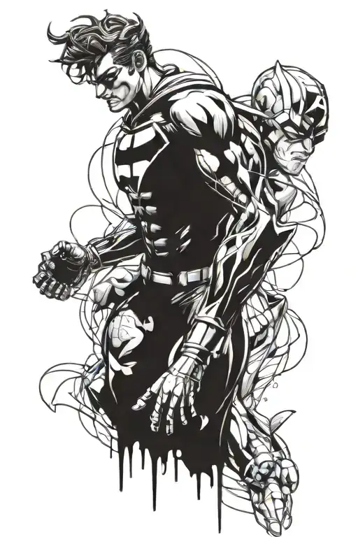 Dc Caracters Combined With Marvel Characters