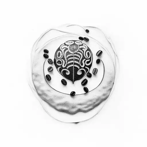 A Coffee Bean Morphing Into A Handball