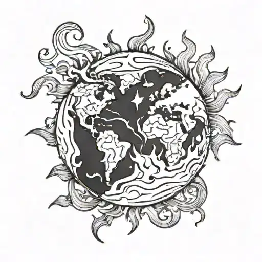 The Earth Is On Fire