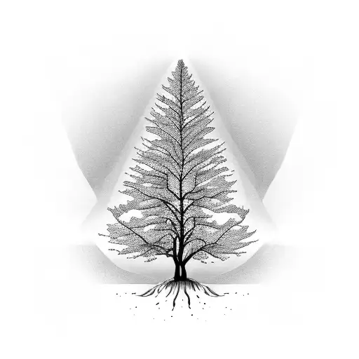 A Tree With Branches Reaching Towards The Sky Forming The Word 'Hope'