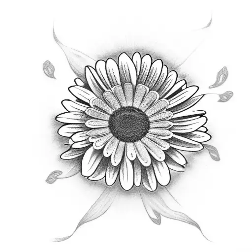 A Tech Flower Pot With A Bent Daisy