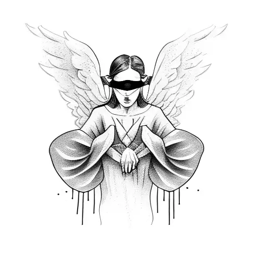 Blindfold Fallen Angel