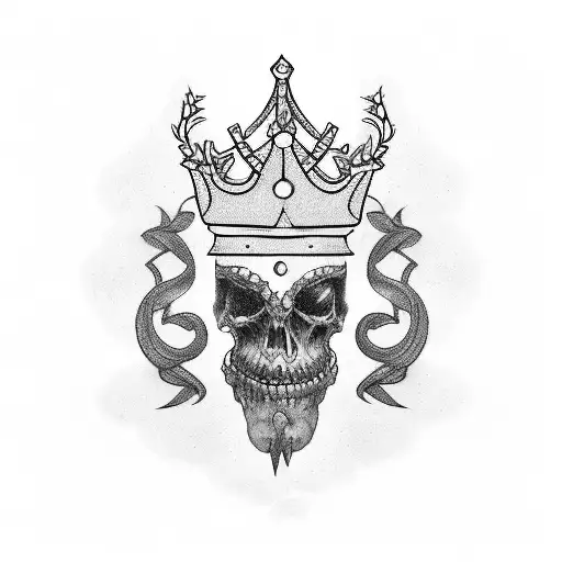 The Word Reyes With A Crown On Top Of The R