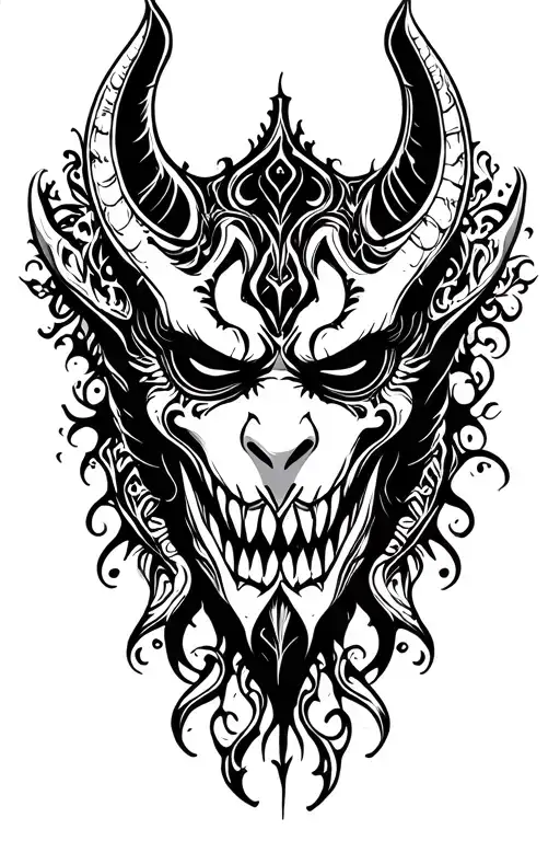 Gothic Oni Mask