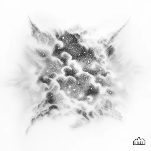 Nebula Gases And Clouds In Space